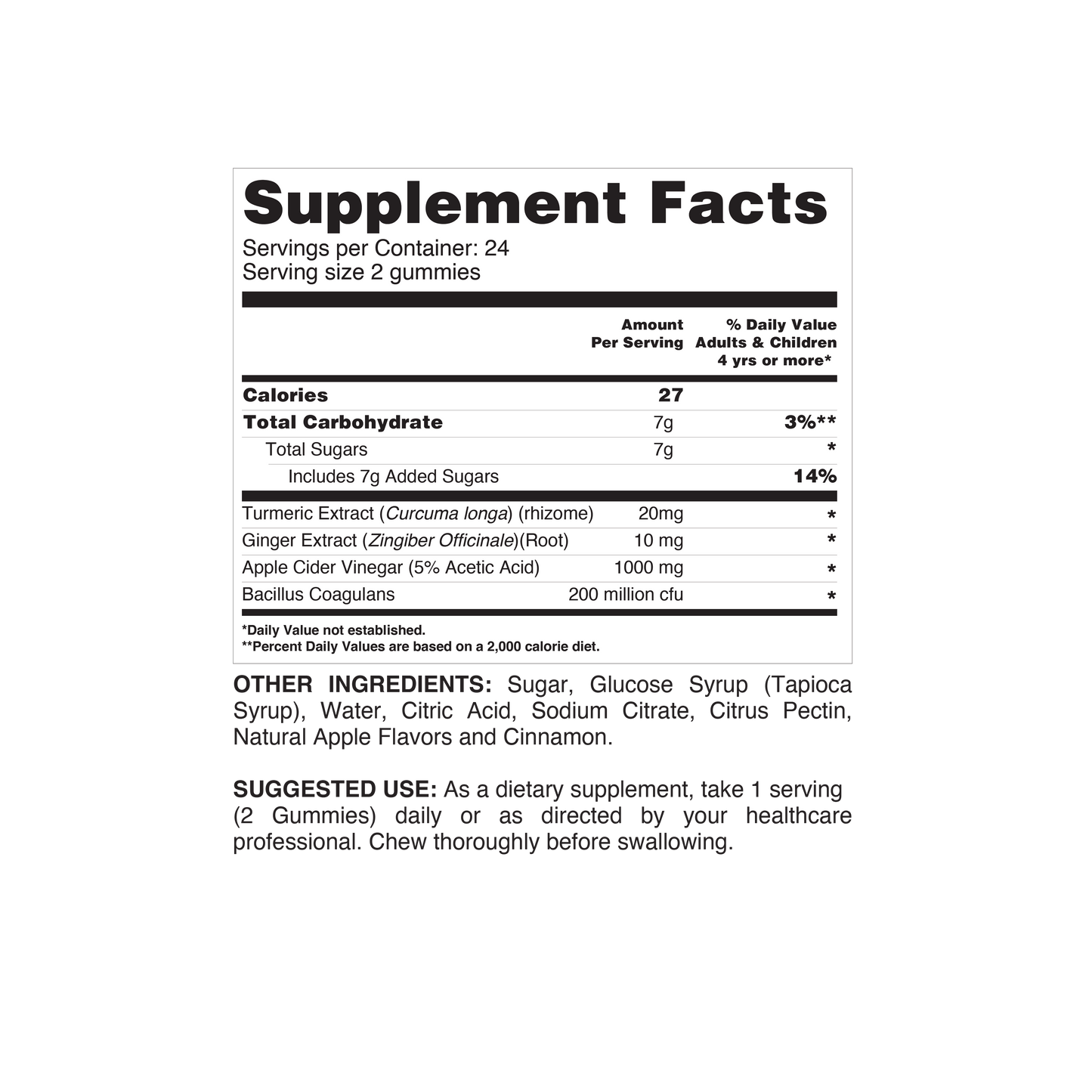 Apple Cider Vinegar Plus