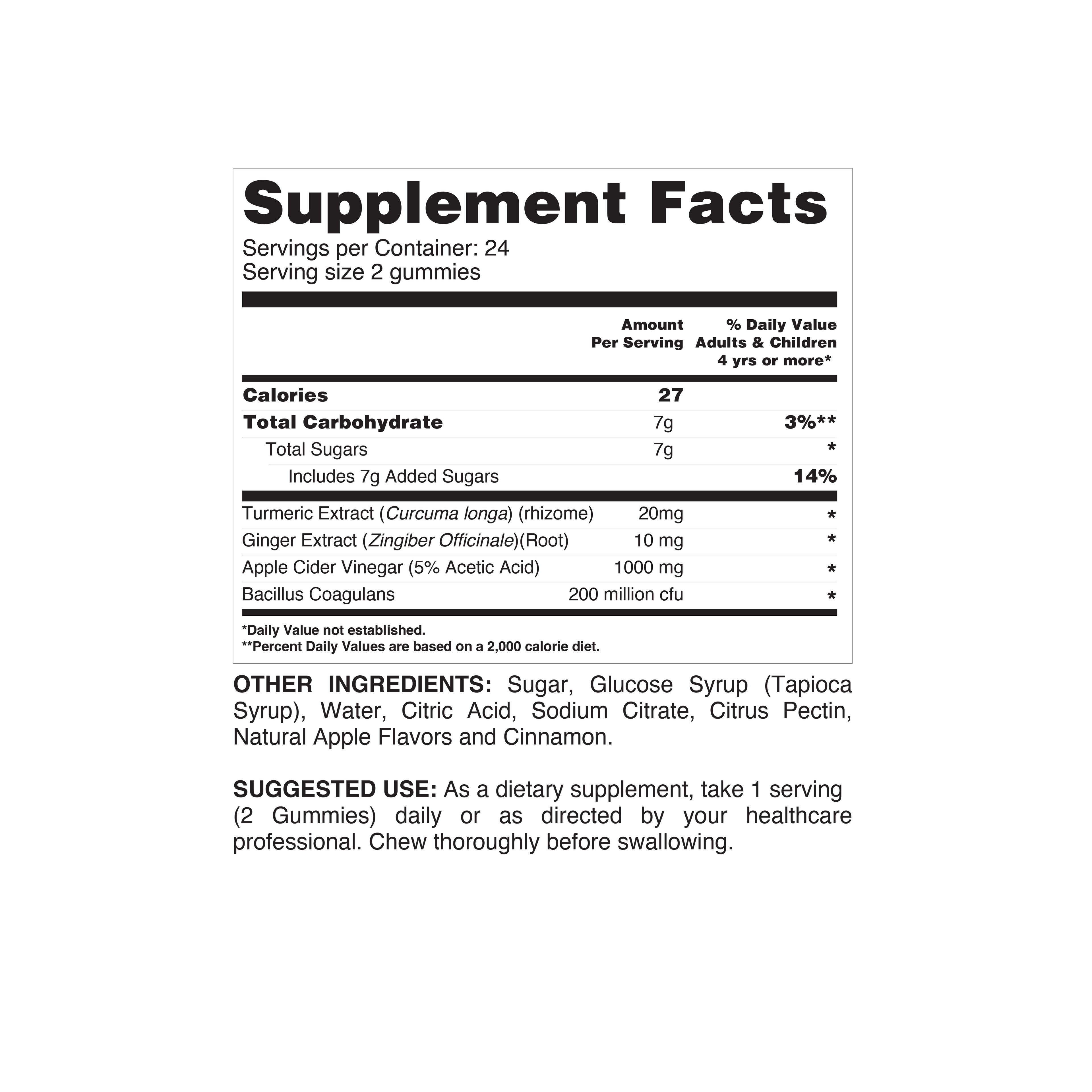 Apple Cider Vinegar Plus