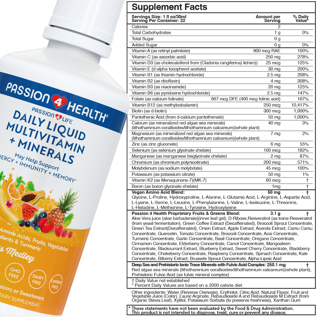 Daily Liquid Multivitamins + Minerals