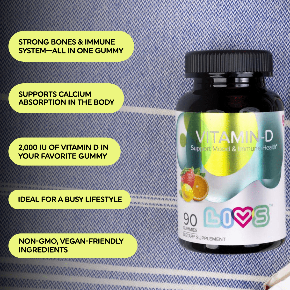 Vitamin D (2,000 IU)