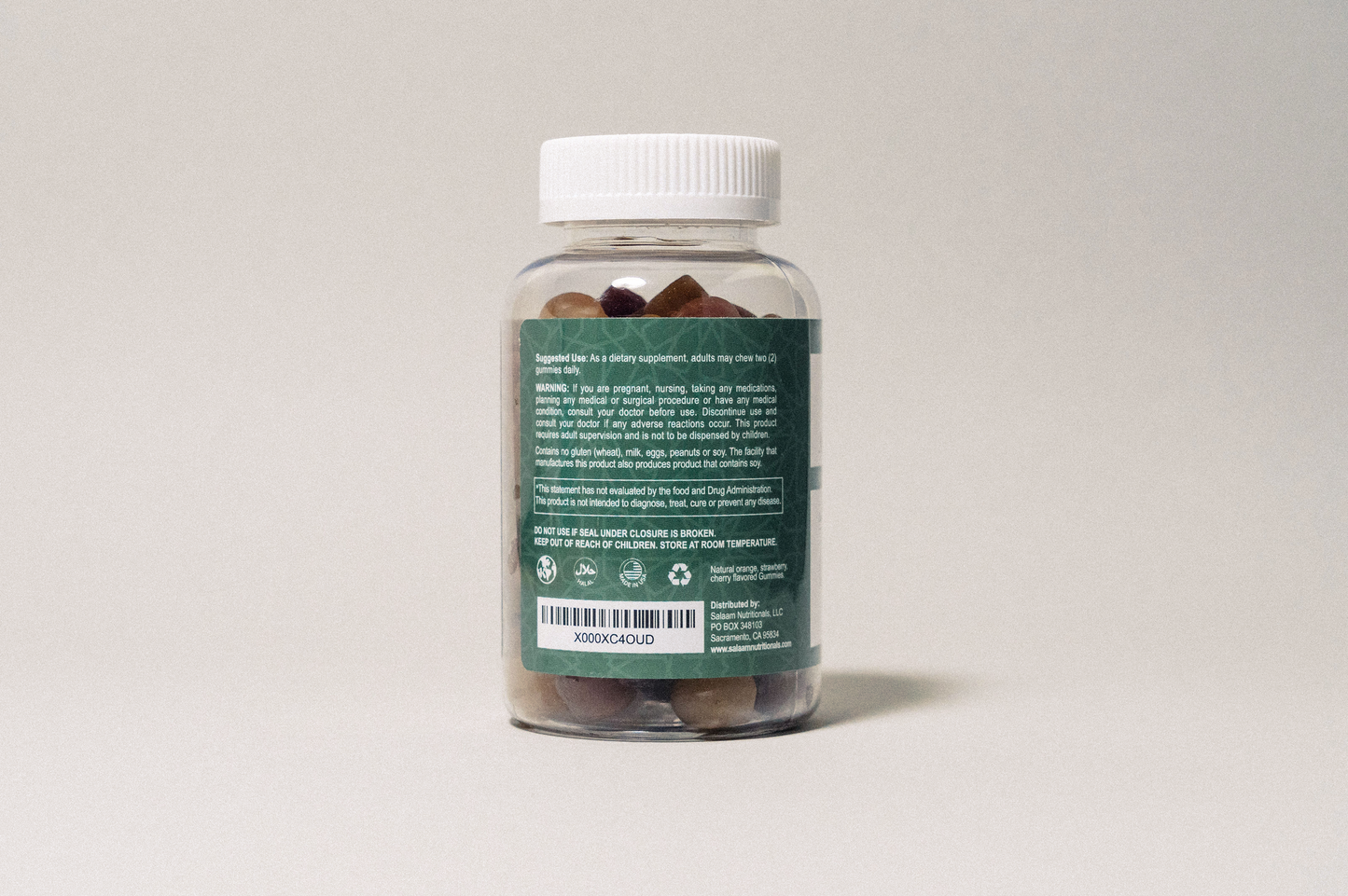 Halal Adult Multivitamin Gummies - Complete Nutrition with Essential Vitamins - 90 Count