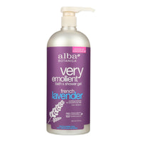 Alba Botanica - Very Emollient Bath And Shower Gel - French Lavender - 32 Fl Oz